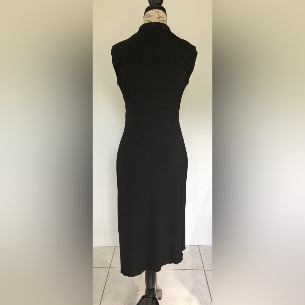 Jacob Dress with Floral Design Black Elegant Sleeveless Women's Size 5/6 New - Picture 4 of 8